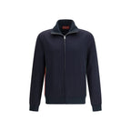 Blaue Polyester-Shelljacke