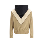 Mehrfarbige Shell-Jacke aus Polyester