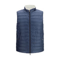 Weiße ärmellose Jacke aus Polyamid