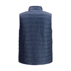 Weiße ärmellose Jacke aus Polyamid