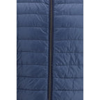 Weiße ärmellose Jacke aus Polyamid