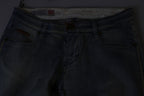 Light Blue Washed Mid Waist Skinny Denim Jeans