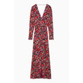 Red Viscose Casual Dress