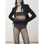 Black Polyester Tank Tops