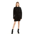 Black Nylon Casual Dress