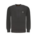 Herrenpullover aus schwarzer Baumwolle
