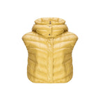 Zweifarbige ärmellose Jacke aus Polyamid