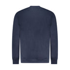 Blue Cotton Men Sweatshirt