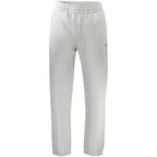 Grigio Cotton Men Sport Trouser