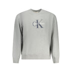 Graues Herren Sweatshirt aus Baumwolle