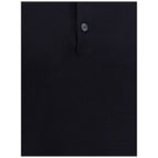 Black Cotton Polo Shirt
