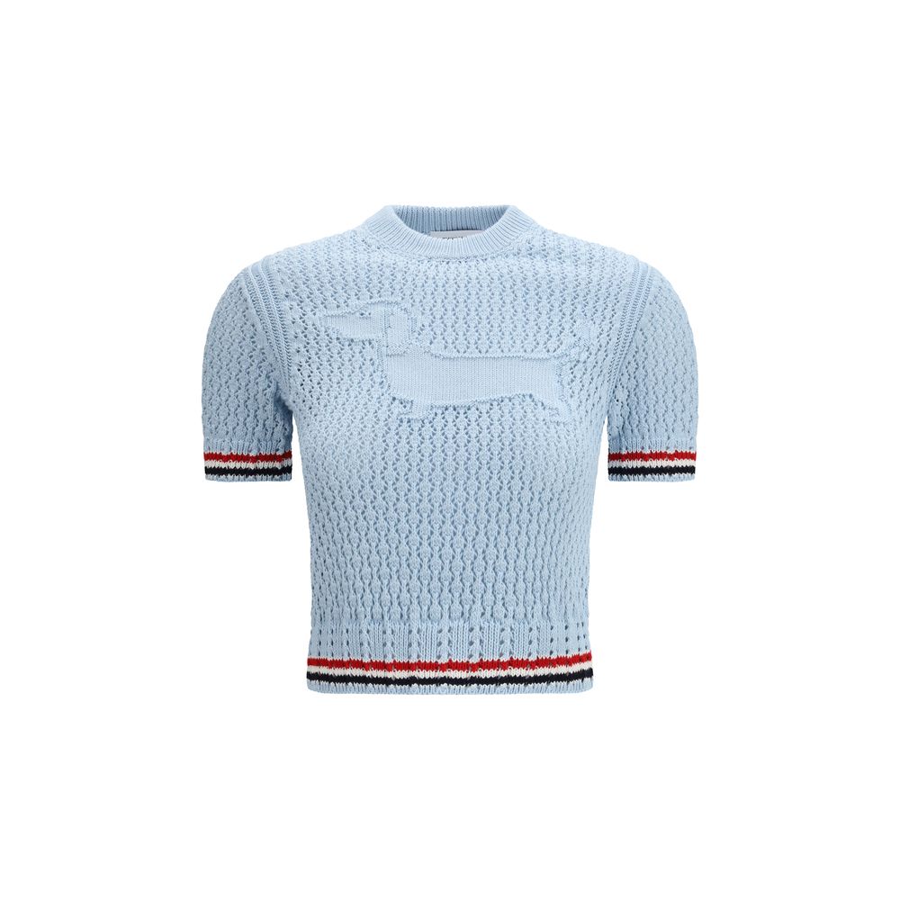 Blue Cotton T-Shirt
