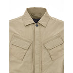 Beige Polyester Coat