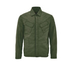 Green Polyester Coat
