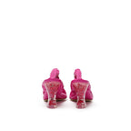 Fuchsia Leather Slippers