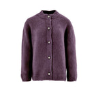 Cardigan in lana bordeaux