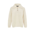 White Wool Polo Shirt