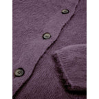 Cardigan in lana bordeaux