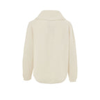 White Wool Polo Shirt