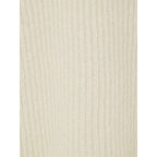 White Wool Polo Shirt