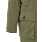 Green Polyester Coat