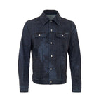 Gray Cotton Denim Jacket