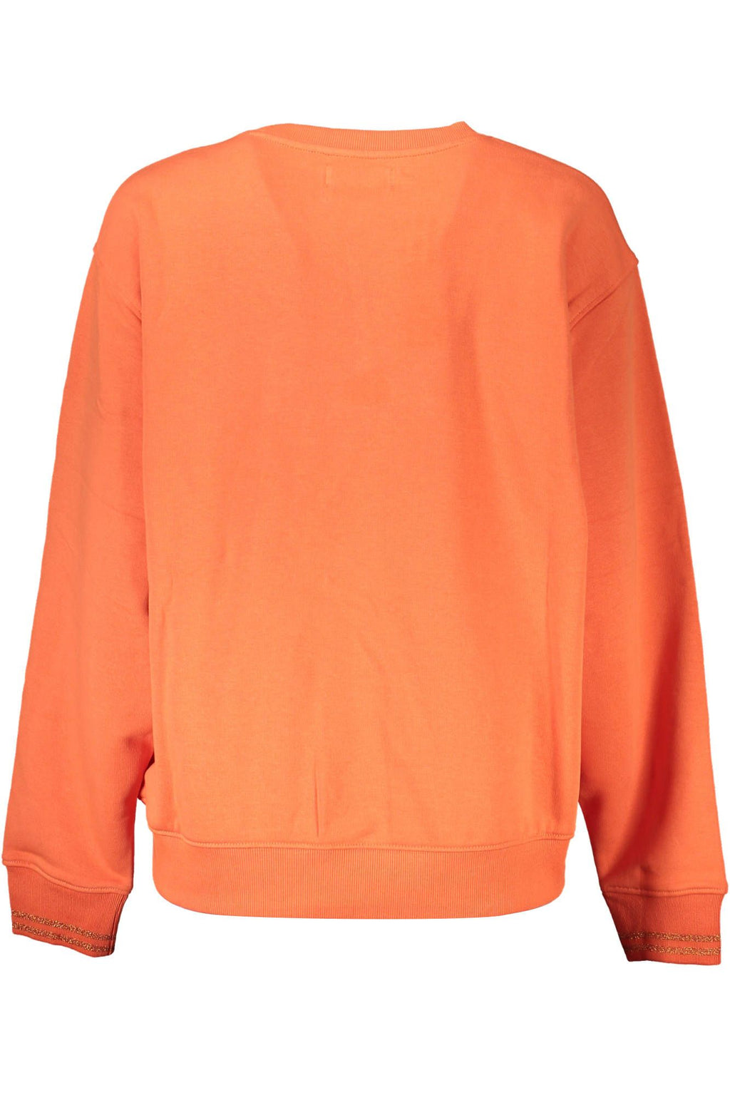 Orangefarbenes Baumwoll-Sweatshirt