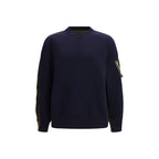 Blaues Baumwoll-Sweatshirt