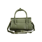 Green Polyurethane Women's Bag