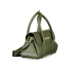 Green Polyurethane Women's Bag