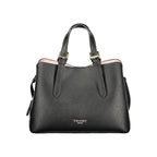 Schwarze Damenhandtasche aus Polyurethan