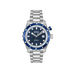 Gray Stainless Steel Dress Watch