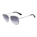 Schwarze Metallsonnenbrille