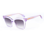 Occhiali da sole in acetato viola