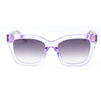 Occhiali da sole in acetato viola