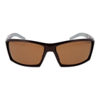Sonnenbrille aus grauem Harz