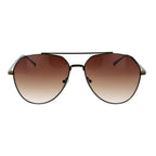Gray Stainless Steel Sunglasses