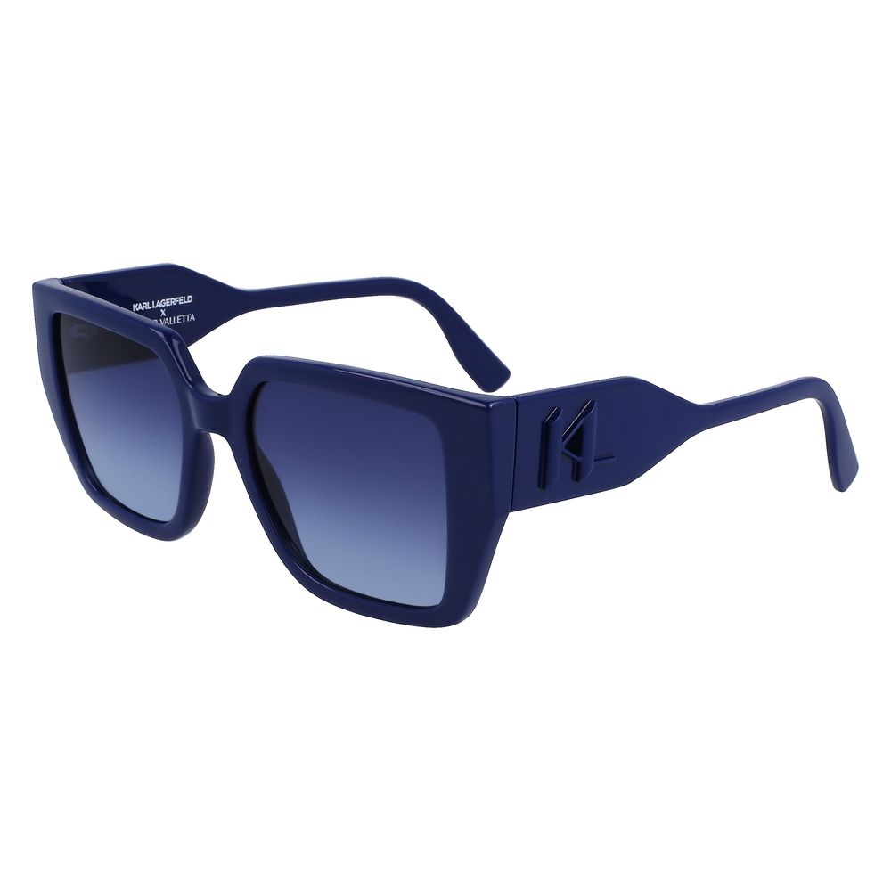 Occhiali da sole blu iniettato
