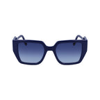Occhiali da sole blu iniettato