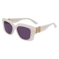 Beige-Acetat-Sonnenbrille