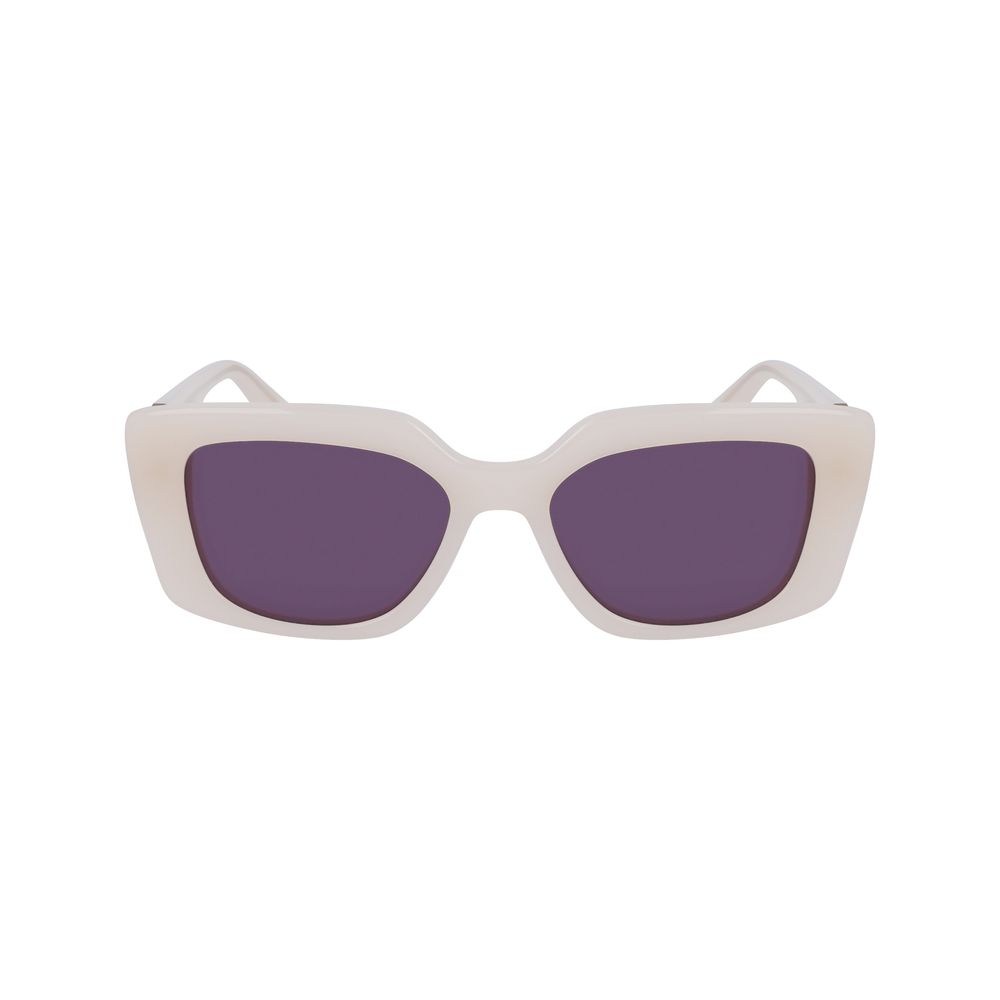 Beige-Acetat-Sonnenbrille