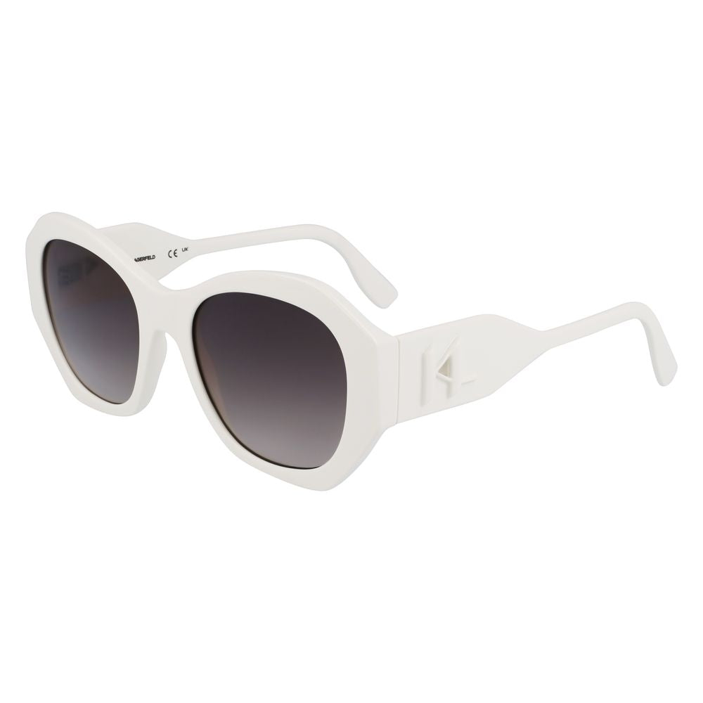 Weiße, gespritzte Sonnenbrille