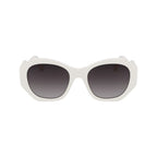 Weiße, gespritzte Sonnenbrille