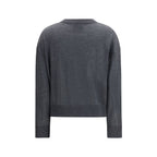 Gray Cashmere Cardigan