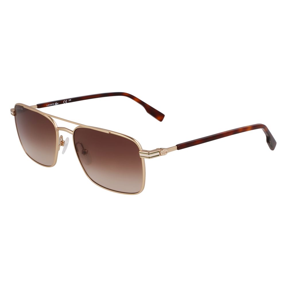 Sonnenbrille mit goldfarbenem Metallgestell