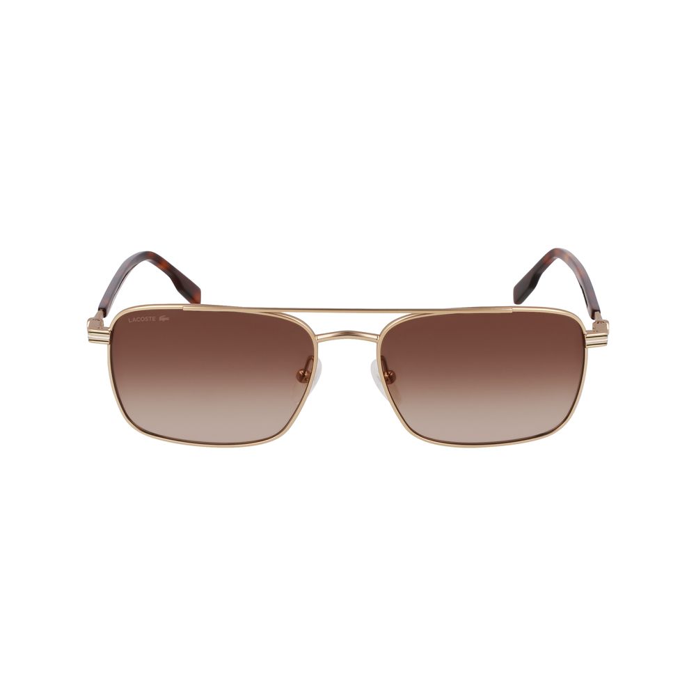 Sonnenbrille mit goldfarbenem Metallgestell