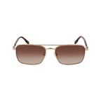 Sonnenbrille mit goldfarbenem Metallgestell