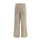 Beige Cotton Jeans Denim