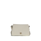 White Calf Leather Bos Taurus Shoulder Bag