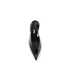 Black Calf Leather Bos Taurus High Heel Pumps